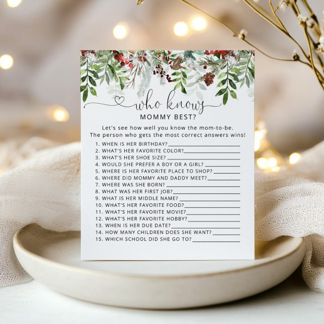 Quem sabe melhor mamãe jogo Evergreen (Criador carregado)