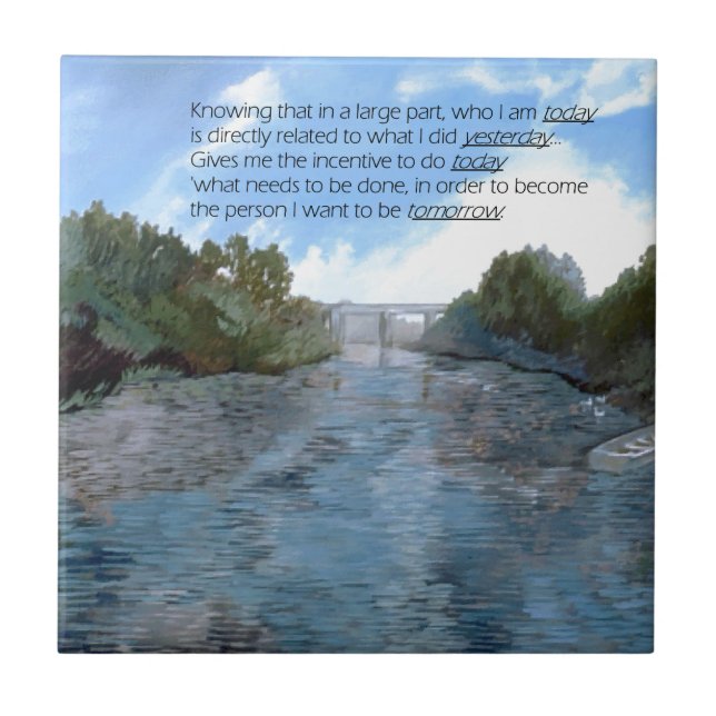 Quem sou hoje Inspirador (Frente)