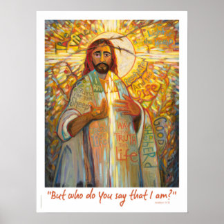 Quem Você Diz Que Eu Sou, Jesus Poster de 18x24"