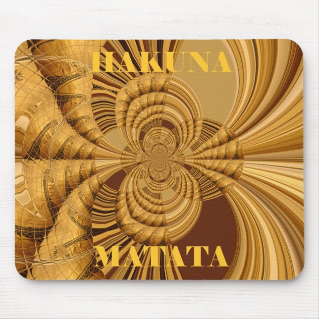 Quênia Giraffe Mousepad Modelo Horizontal (Frente)