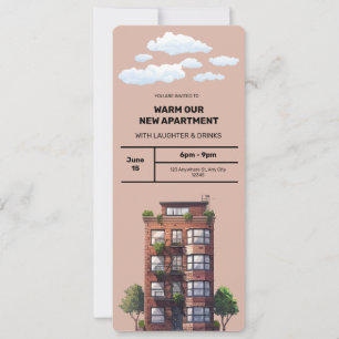 Quente nosso novo convite para o apartamento