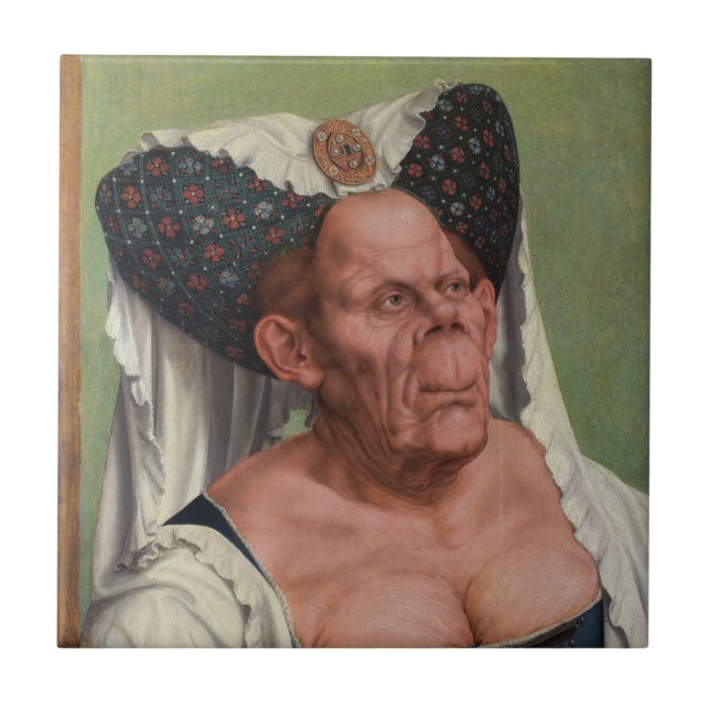 Quentin Matsys - Uma Mulher Velha Grotesca (Frente)