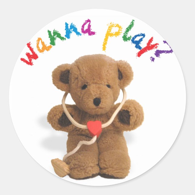 Quer Jogar? Adesivos (Frente)