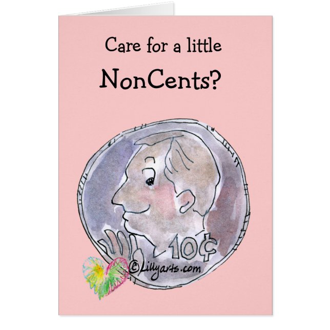 Quer um pouco de NonCents? Cartão (Frente)