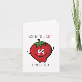 Querendo Um Cartão De Aniversário Berry Puns