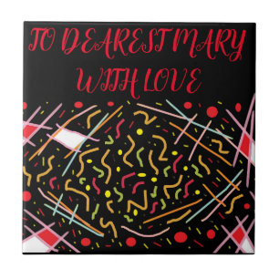 Querer Mary com amor, mensagem branca negra