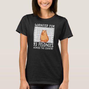 queria 93 camisas de felonias engraçadas capybara