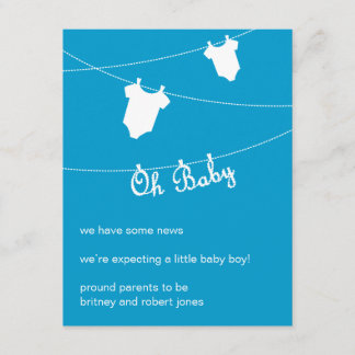 Querida! Anúncio de gravidez