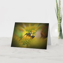 Querida Bebê no Coneflower, cartão