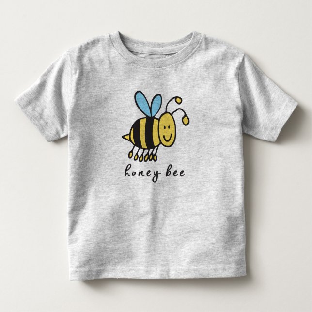 Querida Bee Toddler Top ou T-Shirt (Frente)