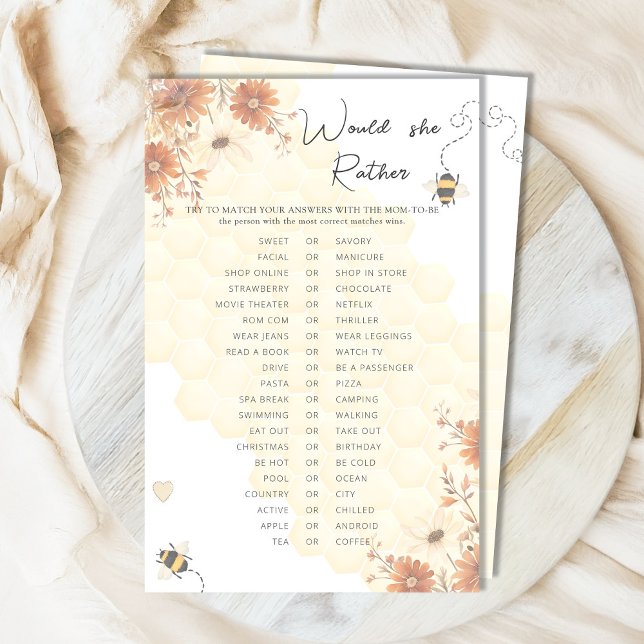 Querida Boho Wildflower Chá de fraldas Ela Prefere (Criador carregado)