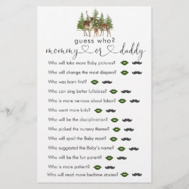 Querida, é frio lá fora, Chá de fraldas adivinha q