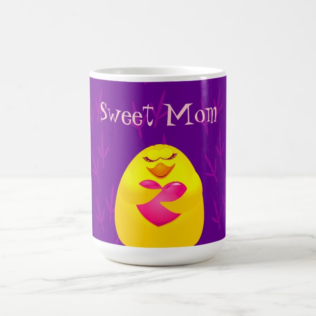 Querida mãe, caneca engraçada (Centro)