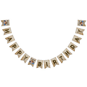 QUERIDO! Bandeiras de festa de aniversário Pirata