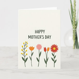 Querido Cartão de Dia das Mães da Primavera