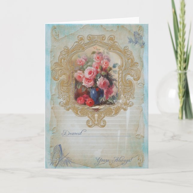 Querido - Cartão de Saudação (Frente)