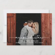 Querido Coração Feliz Cartão com fotos de Natal