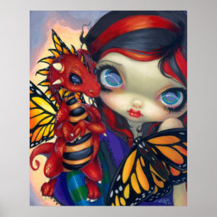 Querido Dragoning III ART IMPRESSÃO dragon fada fo