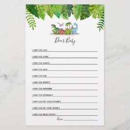 Querido Jogo de Chá de fraldas Dinossauro para Beb