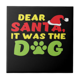 Querido Papai Noel foi a pata do cachorro Camiseta