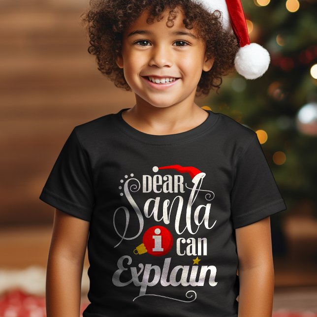 Querido Papai Noel, Posso Explicar Camiseta Divert (Criador carregado)