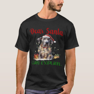 Querido Papai Noel Posso Explicar Camiseta Great D