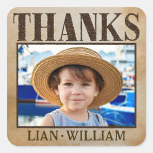 QUERIDO! Pirata os adesivos de obrigados de festa