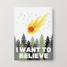 Quero acreditar no botão Asteroide