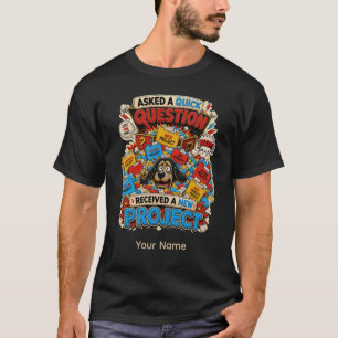 Questione Tudo Camiseta Divertida Personalizada pa