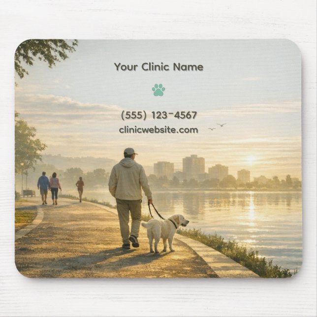 Quiet Morning Walk – Clinic Mousepad (Frente)