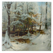 Quieta noite de inverno por William Bliss Baker