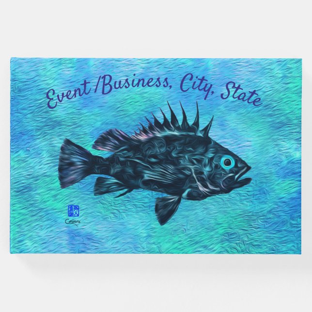 Quillback Rockfish - Livro do Convidado (Frente)