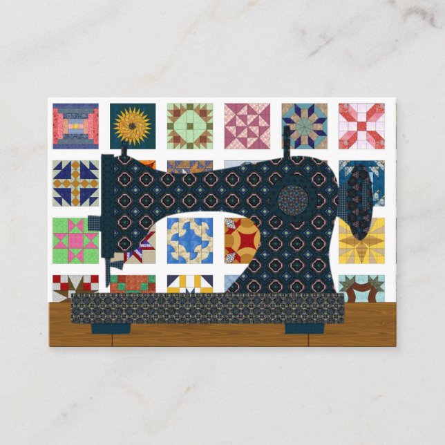 Quilter / Cartão Seamstress - SRF (Frente)