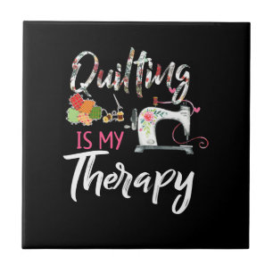 Quilting É Minha Terapêutica  Engraçado Present