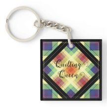Quilting Queen chaveiro