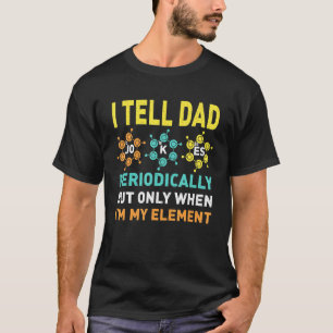 Química de Química Mens Camisetas Vintage Eu Digo 