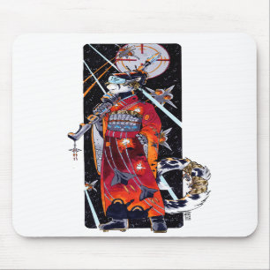 Quimono marinho Jaguar Mousepad do espaço