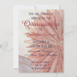 Quinceanera Convite 15 Festa de aniversário