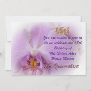 Quinceanera convite para 15 Aniversário