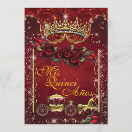 Quinceañera e convites de festas do doce 16