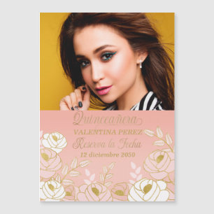 Quinceanera espanhola Salva a Data Reserva la Fech