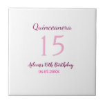 Quinceanera simples 15 de aniversário de fada rosa<br><div class="desc">design</div>