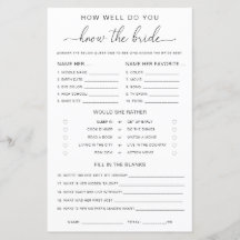 Quinn Script Como Você Conhece O Jogo Da Noiva?