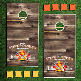 Quintal Personalizado Chillin' e Grillin