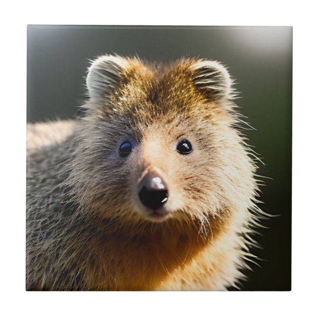 Quintin Ginger Quokka, Azulejo Cerâmico (Frente)