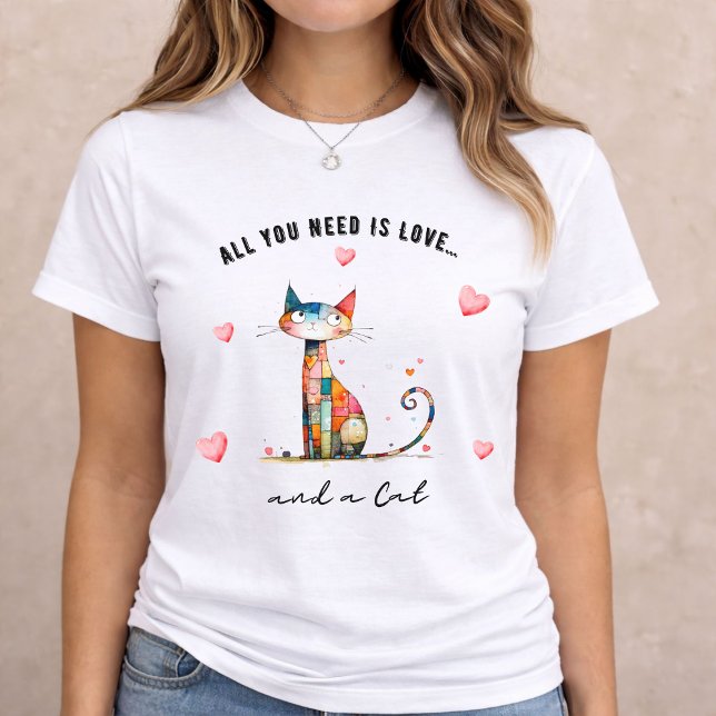 Quirky Cat Valentine Gift (All you need is)