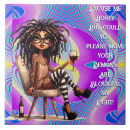 Quirky Lady Tattoos & Wine Light