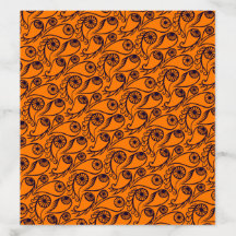 Quirky Paisley Eye Pattern Creepy Dia de as Bruxas