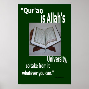 Quran é Poster da Universidade de Alá