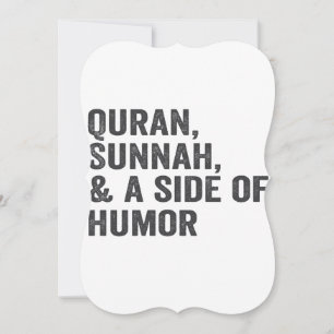 Quran Sunnah E Um Lado De Humor Engraçado Ramadã G